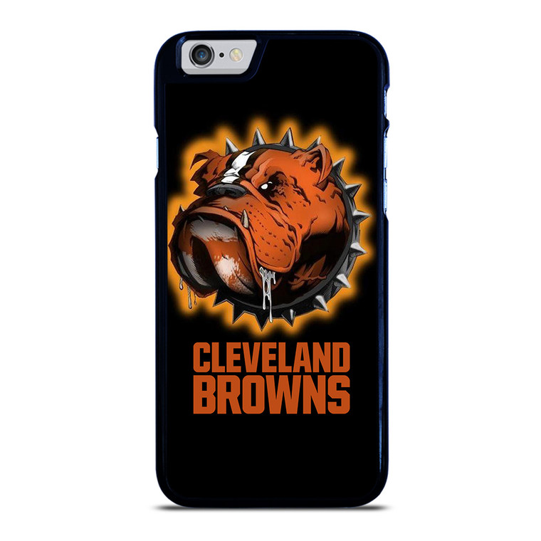 CLEVELAND BROWNS FOOTBALL LOGO DAWG POUND MASCOT iPhone 6 / 6S Case Cover