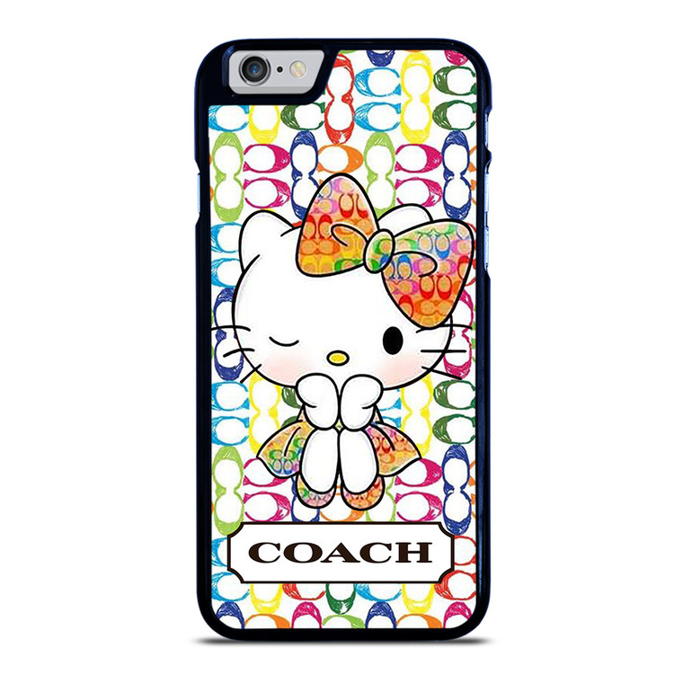 COACH NEW YORK LOGO CUTE HELLO KITTY iPhone 6 / 6S Case Cover