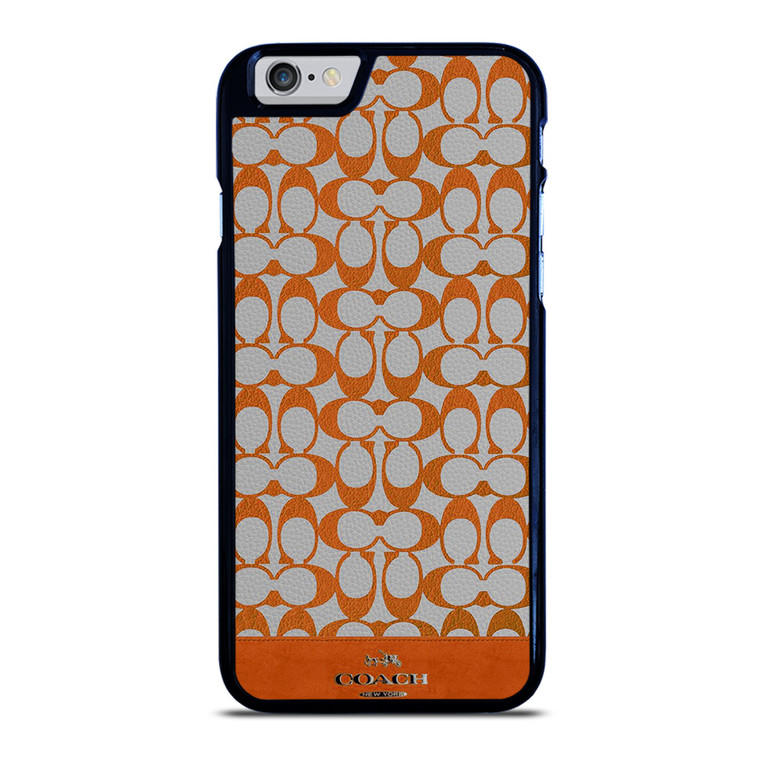COACH NEW YORK LOGO PATTERN ORANGE EMBLEM iPhone 6 / 6S Case Cover