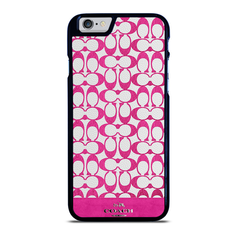 COACH NEW YORK LOGO PATTERN PINK EMBLEM iPhone 6 / 6S Case Cover