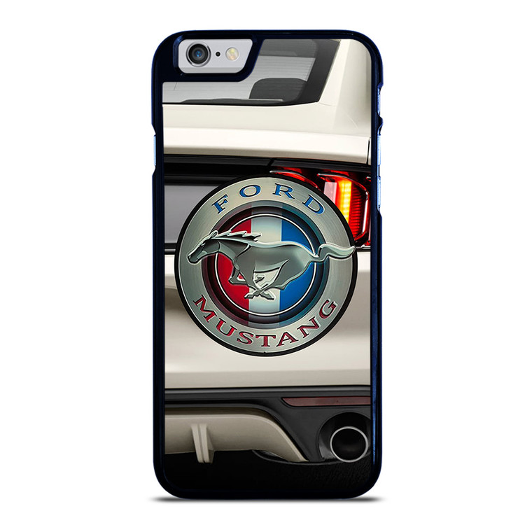 FORD MUSTANG CAR LOGO WHITE iPhone 6 / 6S Case Cover