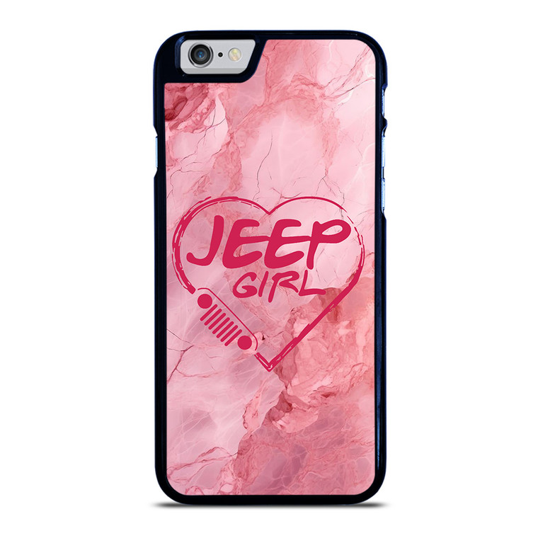 JEEP GIRL LOGO LOVE MARBLE iPhone 6 / 6S Case Cover