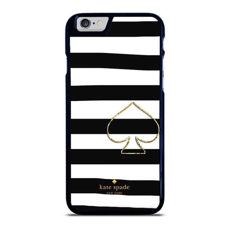 KATE SPADE NEW YORK BLACK STRIPES iPhone 6 / 6S Case Cover