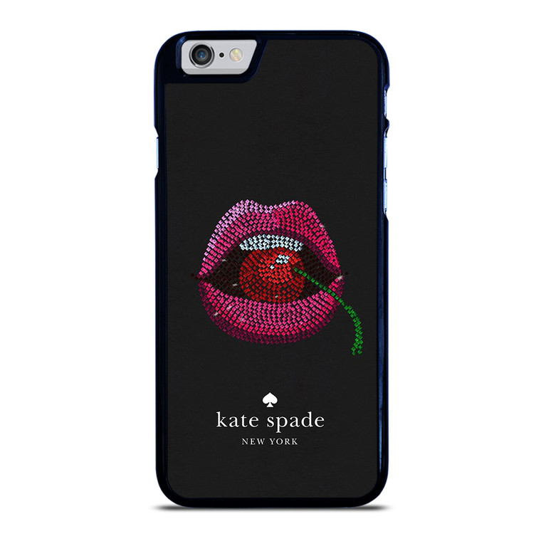 KATE SPADE NEW YORK LIPS AND CHERRY iPhone 6 / 6S Case Cover