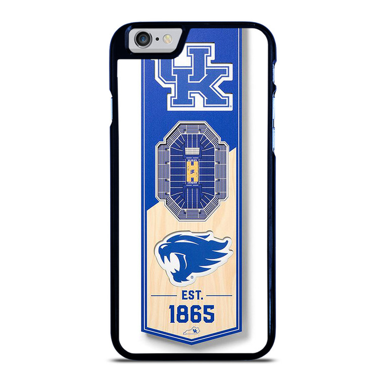 KENTUCKY WILD CATS UNIVERSITY BASKETBALL TEAM LOGO 1865 iPhone 6 / 6S Case Cover
