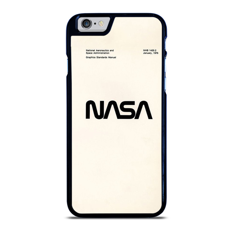 NASA LOGO WHITEI CON iPhone 6 / 6S Case Cover