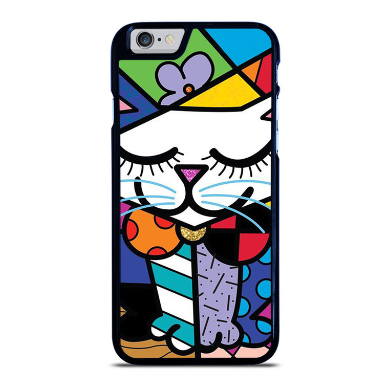 ROMERO BRITTO SERENE CAT ART iPhone 6 / 6S Case Cover