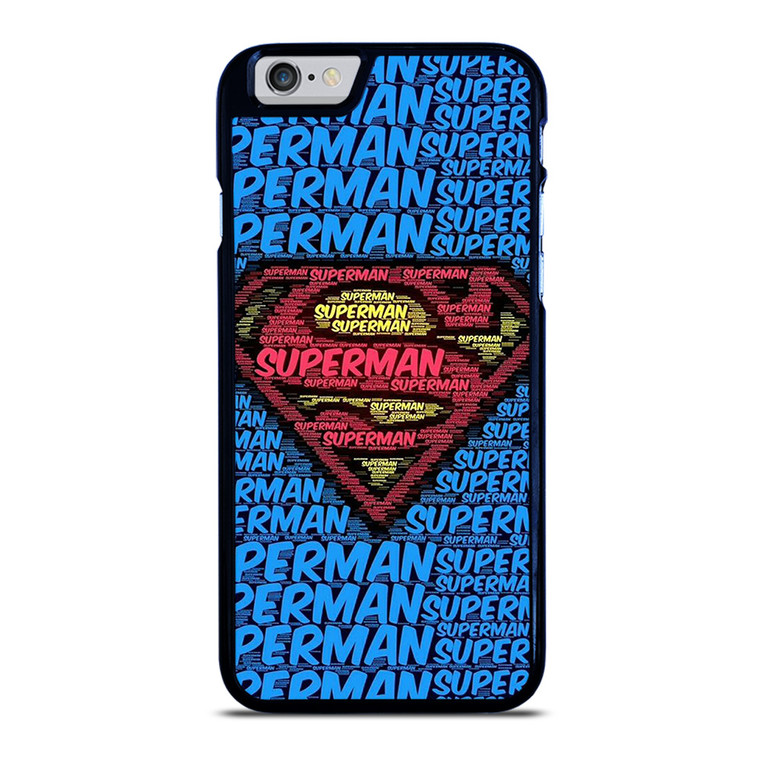 SUPERMAN TYPOGRAPHY LOGO iPhone 6 / 6S Case Cover