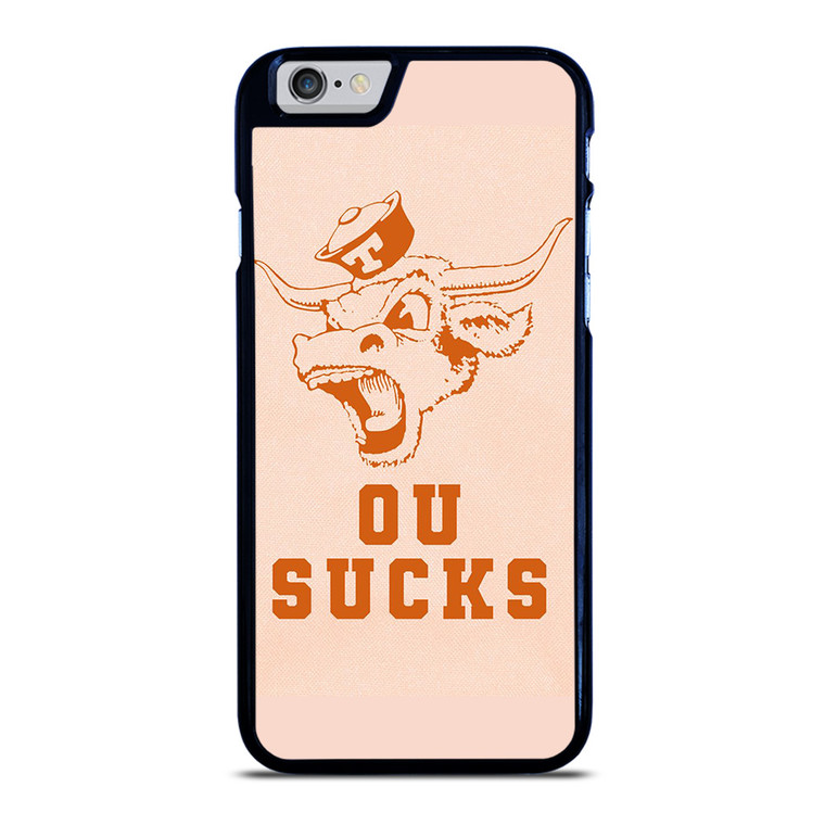 TEXAS LONGHORN ICON OU SUCKS LOGO FOOTBALL UNIVERSITY iPhone 6 / 6S Case Cover TEXAS LONGHORN ICON OU SUCKS LOGO FOOTBALL UNIVERSITY iPhone 6 / 6S Case Cover