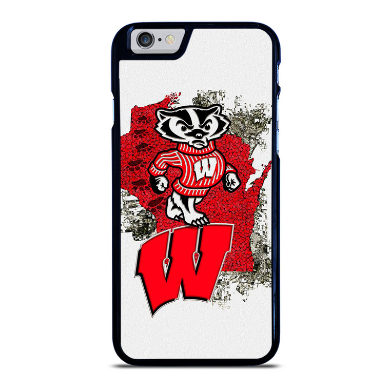 WISCONSIN BADGERS UNIVERSITY FOOTBALL LOGO iPhone 6 / 6S Case Cover