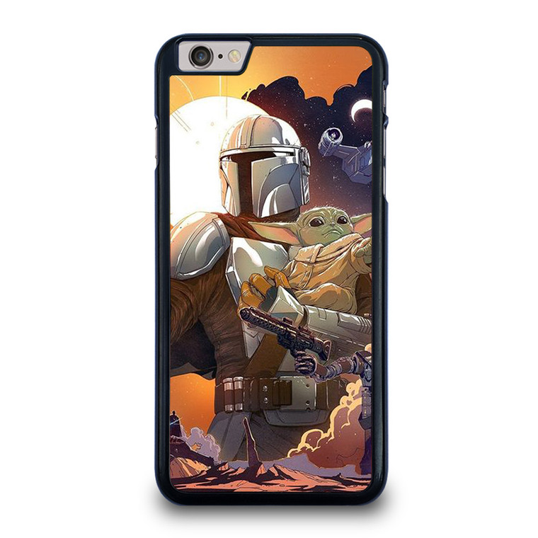 BABY YODA AND MANDALORIAN STAR WARS iPhone 6 / 6S Plus Case Cover