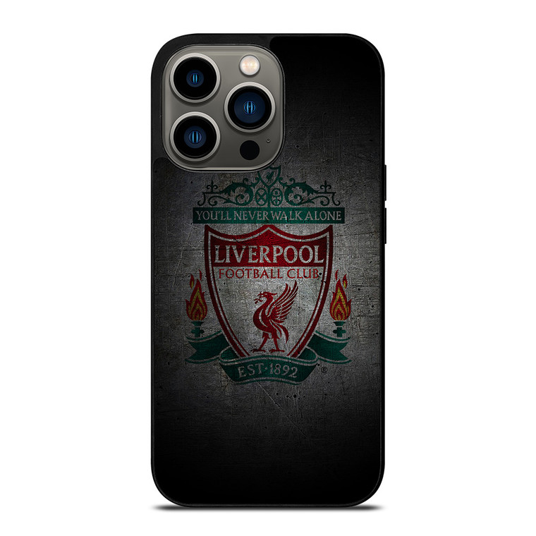 LIVERPOOL YOU'LL NEVER WALK ALONE GRUNGE LOGO iPhone 13 Pro Case Cover