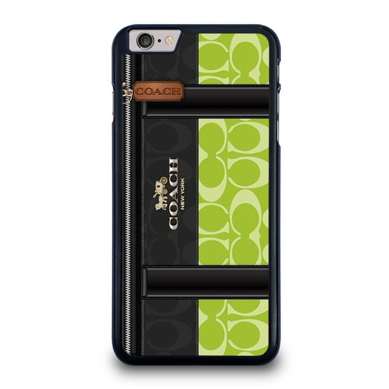COACH NEW YORK LOGO GREEN BAG iPhone 6 / 6S Plus Case Cover