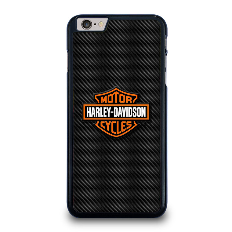 HARLEY DAVIDSON MOTORCYCLES LOGO CARBON iPhone 6 / 6S Plus Case Cover