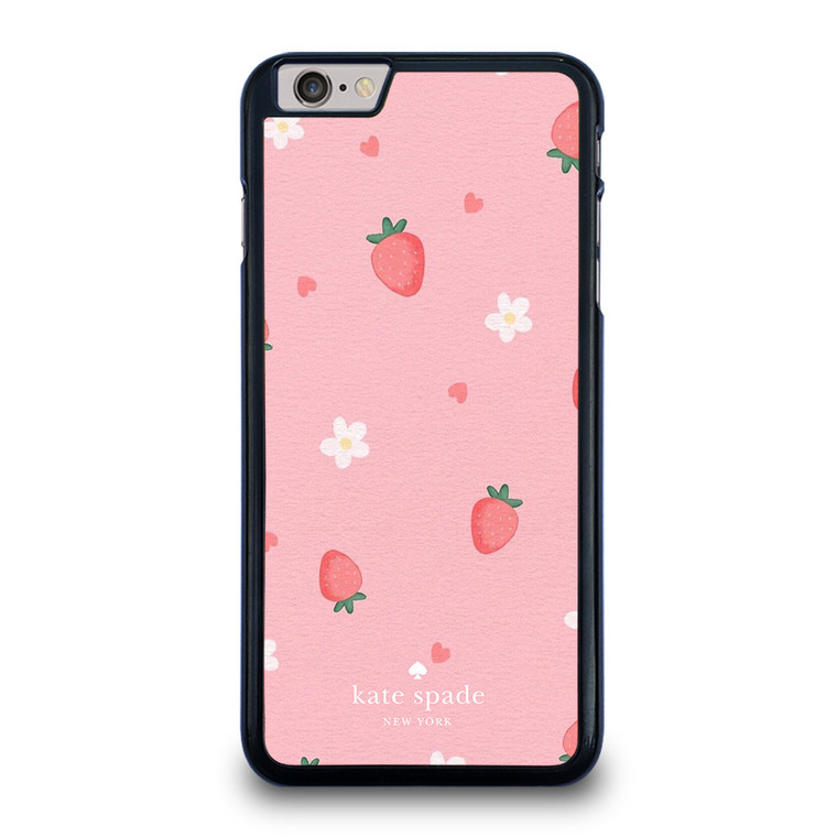 KATE SPADE NEW YORK LOGO STRAWBERRIES iPhone 6 / 6S Plus Case Cover