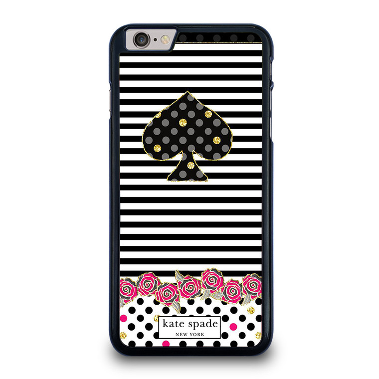 KATE SPADE NEW YORK LOGO STRIPES POLKADOTS iPhone 6 / 6S Plus Case Cover