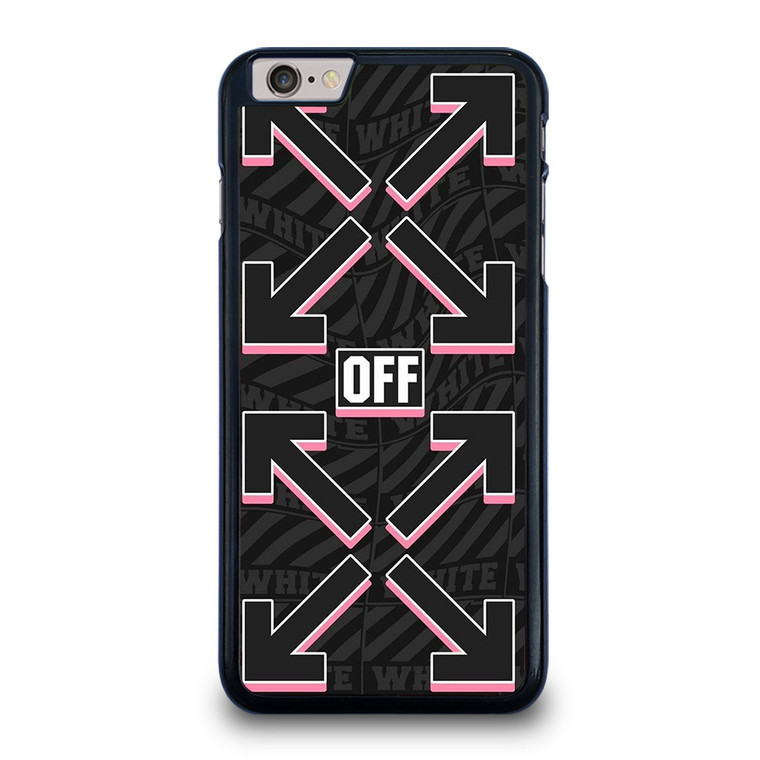 OFF WHITE LOGO BLACK PINK iPhone 6 / 6S Plus Case Cover