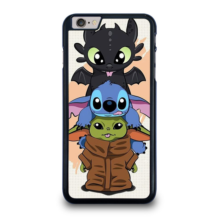 TOOTHLESS STITCH BABY YODA CUTE CARTOON iPhone 6 / 6S Plus Case Cover TOOTHLESS STITCH BABY YODA CUTE CARTOON iPhone 6 / 6S Plus Case Cover