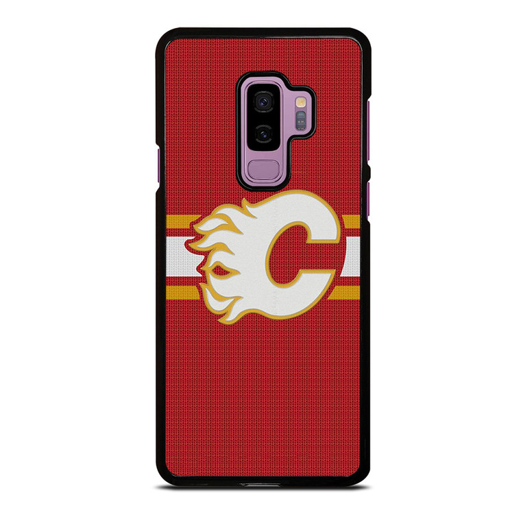 CALGARY FLAMES HOCKEY TEAM LOGO Samsung Galaxy S9 Plus Case Cover