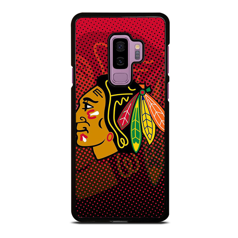 CHICAGO BLACKHAWKS HOCKEY TEAM LOGO EMBLEM Samsung Galaxy S9 Plus Case Cover
