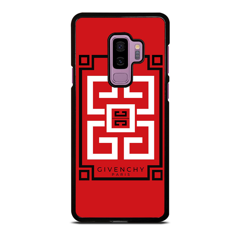 GIVENCHY PARIS ART LOGO RED Samsung Galaxy S9 Plus Case Cover