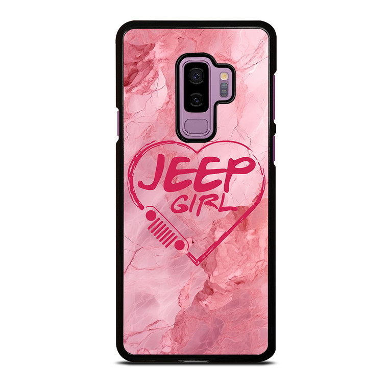 JEEP GIRL LOGO LOVE MARBLE Samsung Galaxy S9 Plus Case Cover