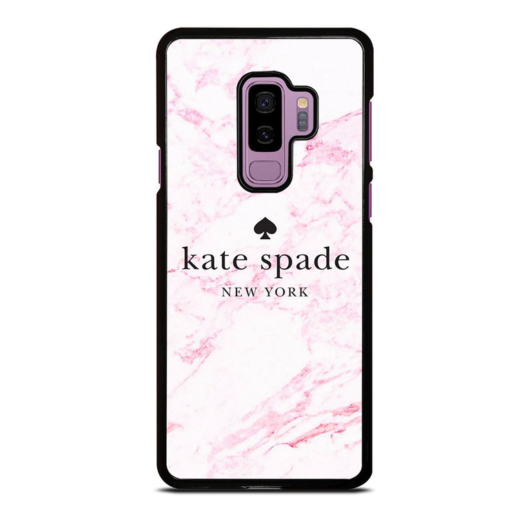 KATE SPADE NEW YORK LOGO PINK MARBLES Samsung Galaxy S9 Plus Case Cover