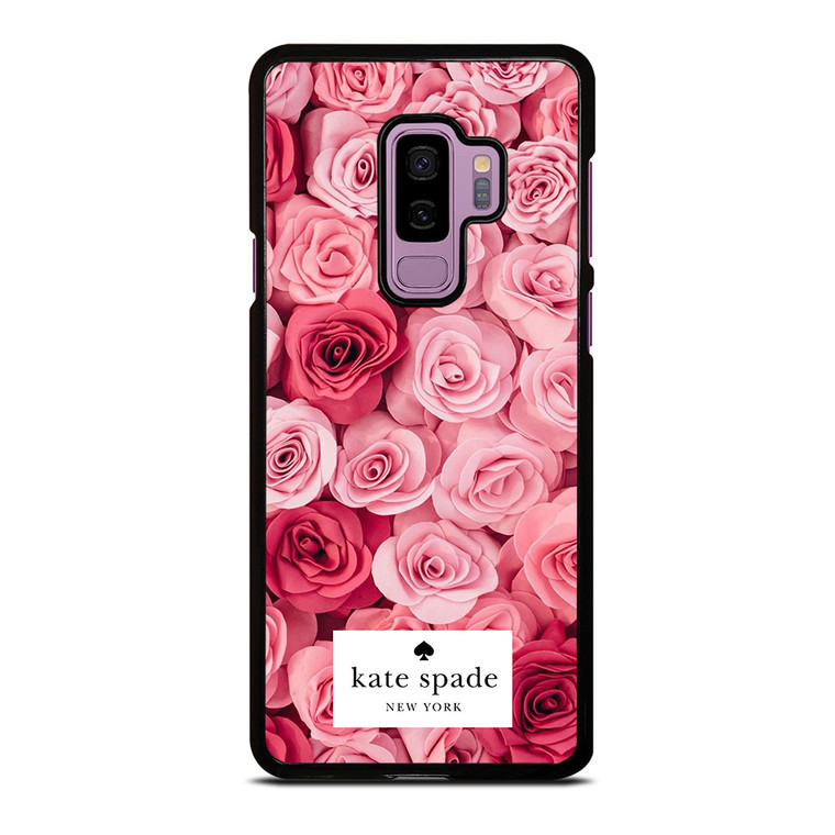 KATE SPADE NEW YORK ROSE PINK RED Samsung Galaxy S9 Plus Case Cover KATE SPADE NEW YORK ROSE PINK RED Samsung Galaxy S9 Plus Case Cover