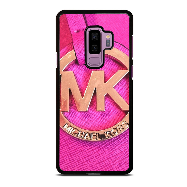 MICHAEL KORS MK LOGO PINK GOLD EMBLEM Samsung Galaxy S9 Plus Case Cover