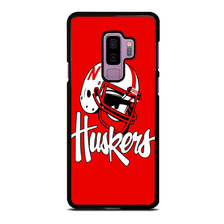NEBRASKA HUSKERS LOGO UNIVERSITY FOOTBALL ICON Samsung Galaxy S9 Plus Case Cover