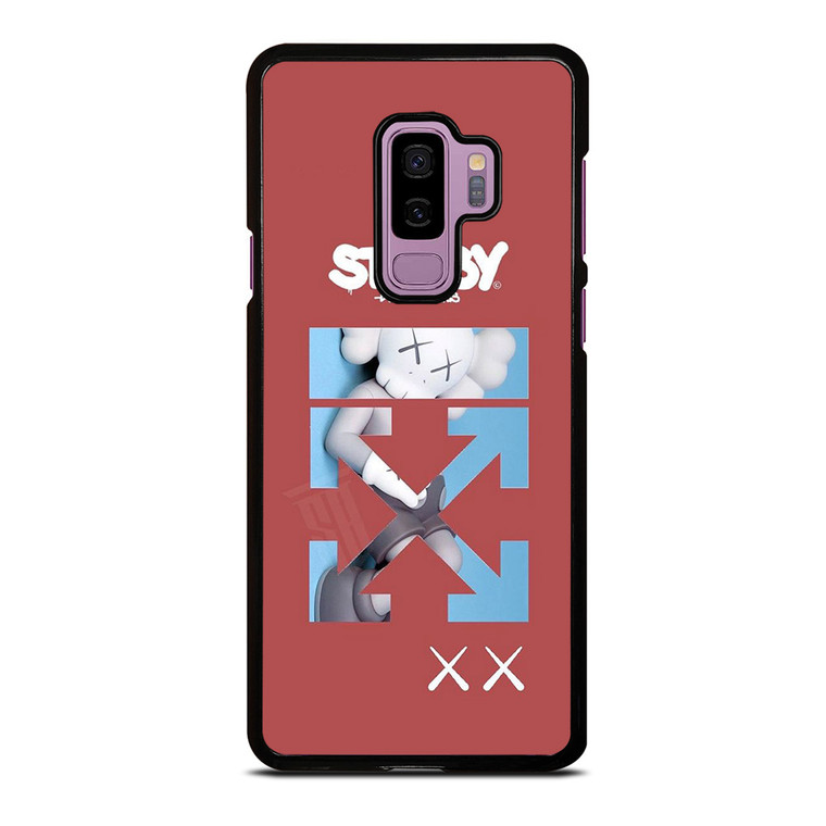 OFF WHITE STUSSY KAWS LOGO Samsung Galaxy S9 Plus Case Cover