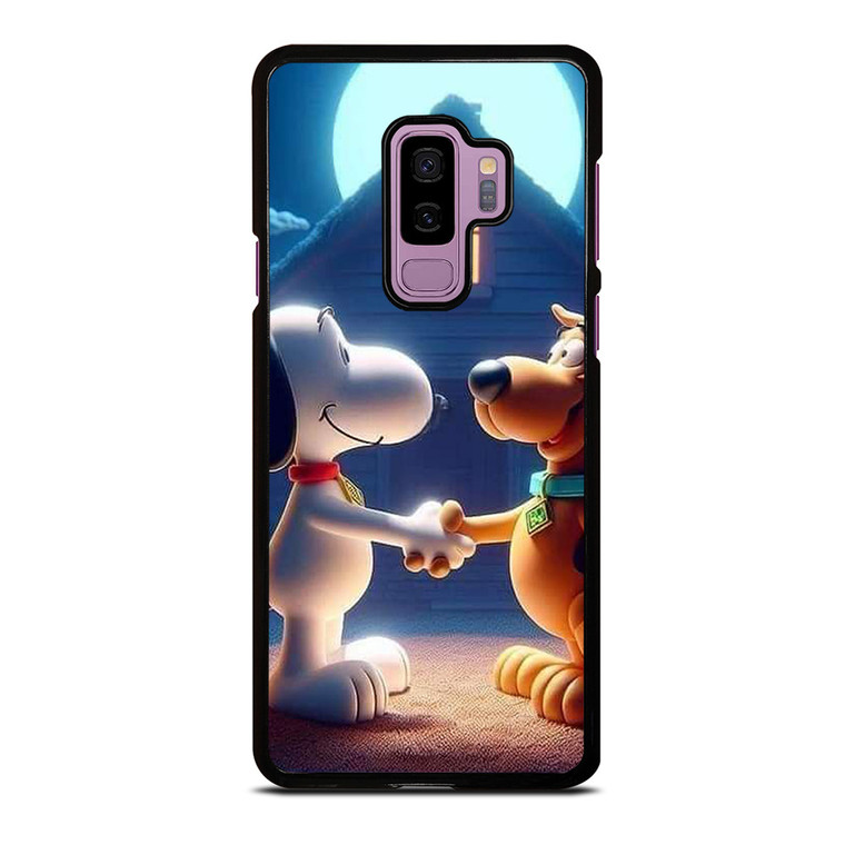 SNOOPY THE PEANUTS AND SCOOBY DOO Samsung Galaxy S9 Plus Case Cover