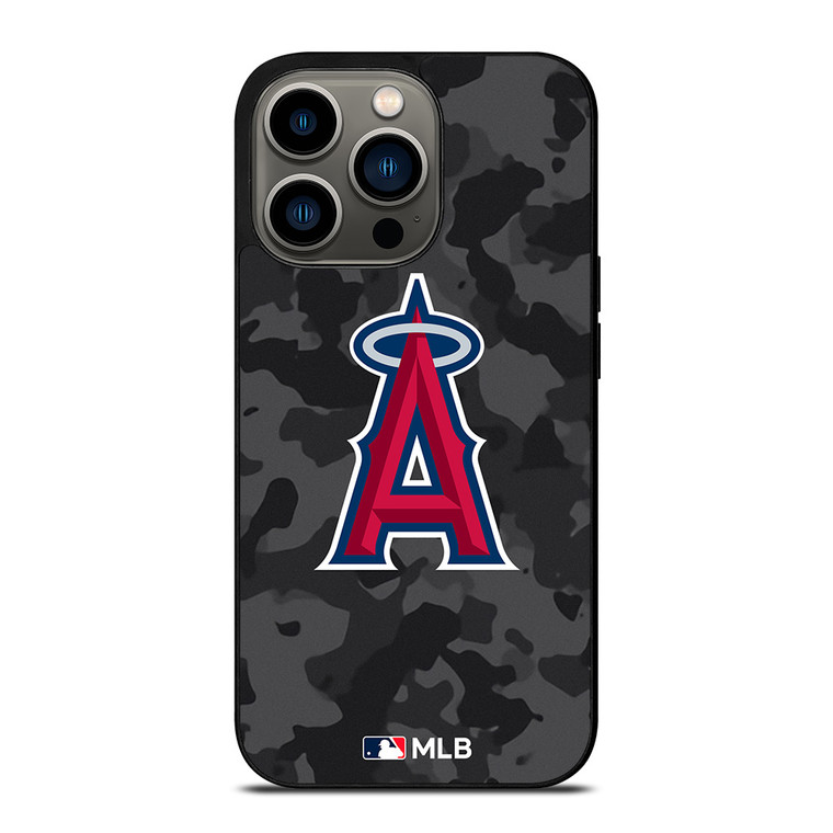 LOS ANGELES ANGELS BASEBALL BLACK CAMO iPhone 13 Pro Case Cover