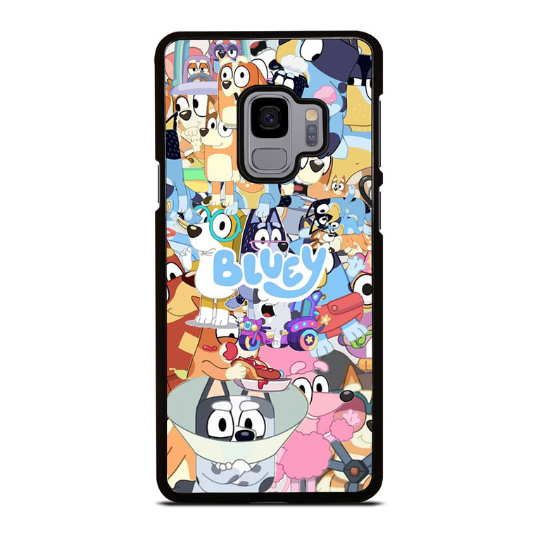 BLUEY CARTOON CHARACTERS COLLAGE Samsung Galaxy S9 Case Cover