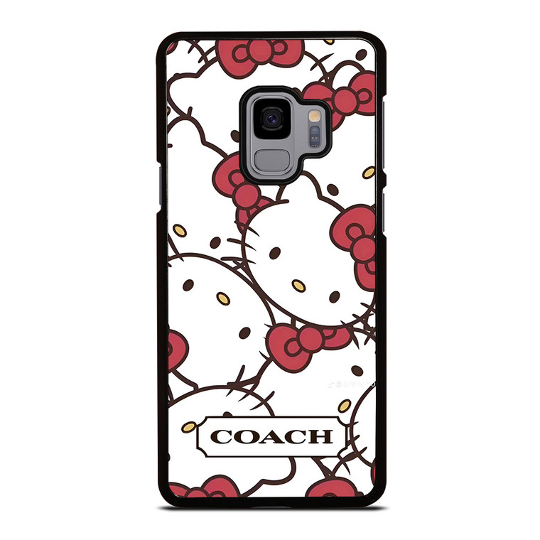 COACH NEW YORK HELLO KITTY FACE COLLAGE Samsung Galaxy S9 Case Cover