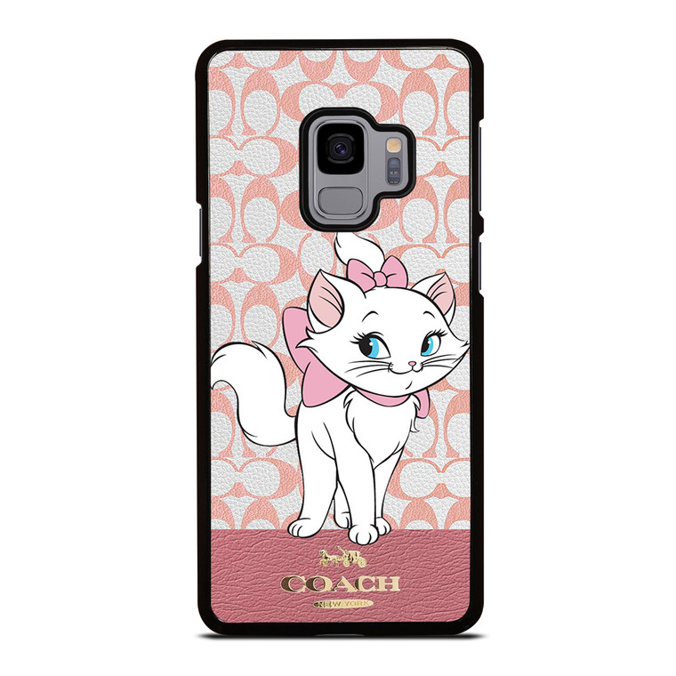 COACH NEW YORK LOGO ARISTOCAT MARIE DISNEY Samsung Galaxy S9 Case Cover