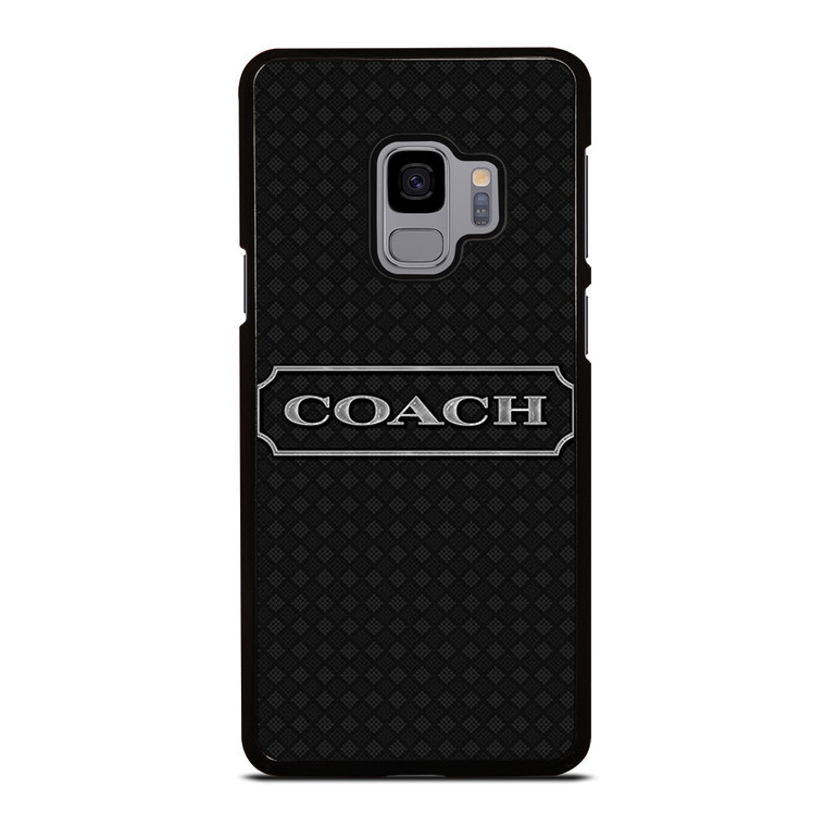 COACH NEW YORK LOGO BLACK Samsung Galaxy S9 Case Cover