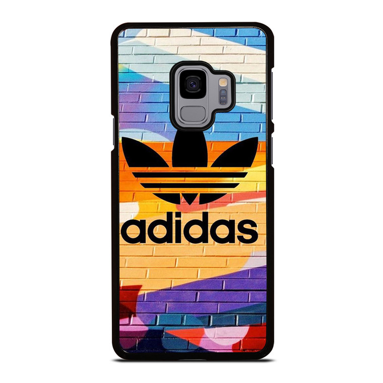 COLORFUL ICON ADIDAS LOGO Samsung Galaxy S9 Case Cover