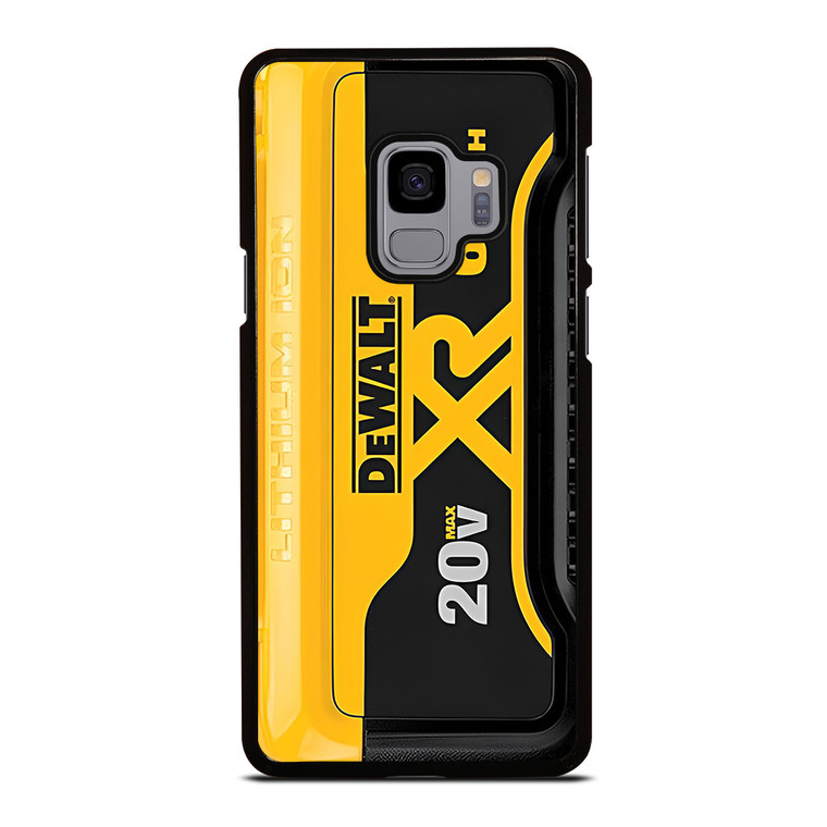 DEWALT TOOL LOGO LITHIUM BATTERY Samsung Galaxy S9 Case Cover