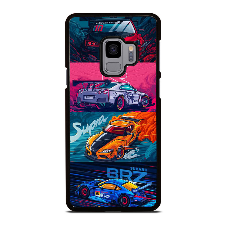 JAPAN RACING SPORTS CARS SUPRA GTR LANCER BRZ Samsung Galaxy S9 Case Cover