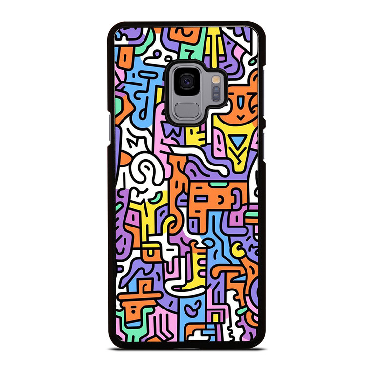 KEITH HARING ART COLORFUL STYLE Samsung Galaxy S9 Case Cover