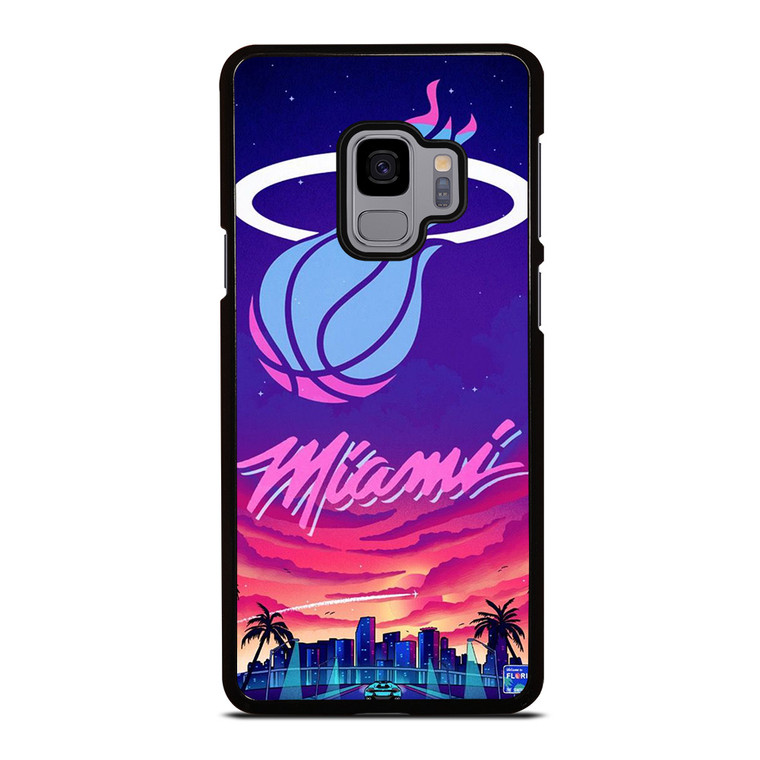 MIAMI HEAT BASKETBALL TEAM LOGO Samsung Galaxy S9 Case Cover