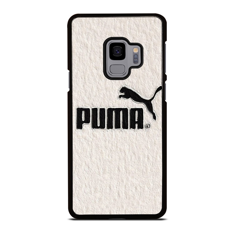 PUMA LOGO BLACK WHITE ICON Samsung Galaxy S9 Case Cover