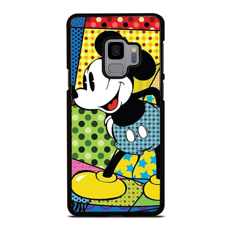ROMERO BRITTO MICKEY MOUSE ART Samsung Galaxy S9 Case Cover