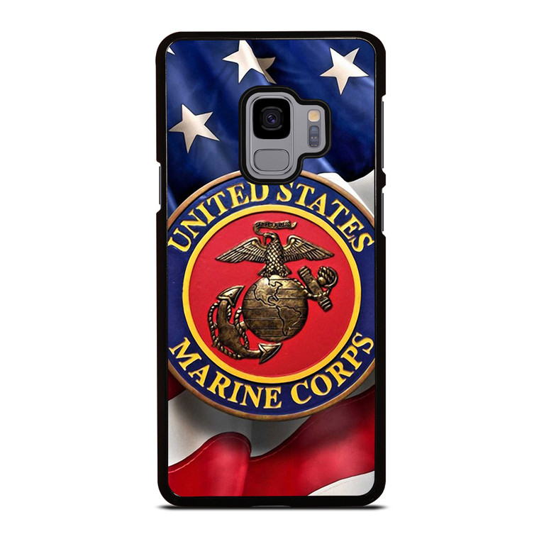 UNITED STATES US MARINE CORPS LOGO FLAG Samsung Galaxy S9 Case Cover