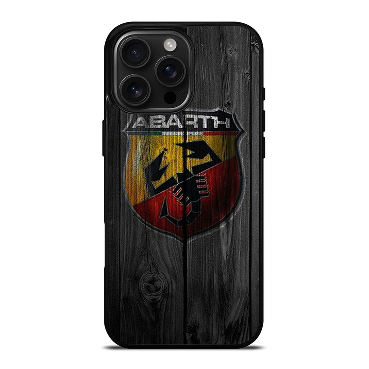 ABARTH CAR WOODEN LOGO iPhone 16 Pro Max Case Cover