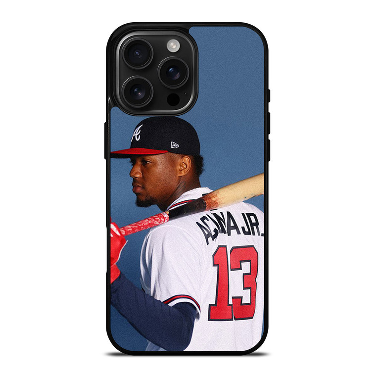 ACUNA JR ATLANTA BRAVES BASEBALL iPhone 16 Pro Max Case Cover