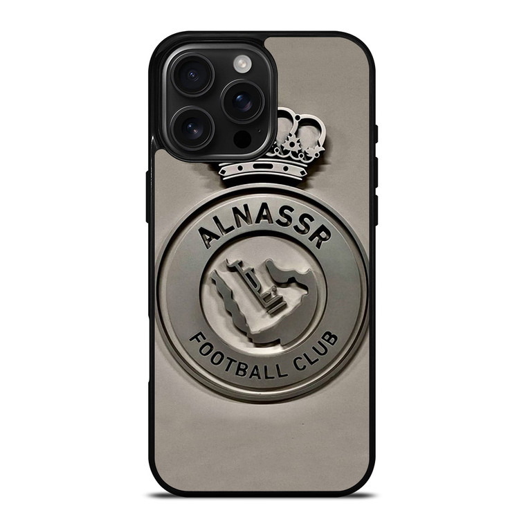 AL NASSR FOOTBALL LOGO METAL ICON iPhone 16 Pro Max Case Cover