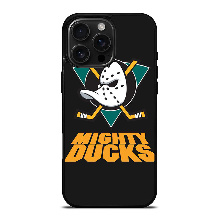ANAHEIM DUCKS HOCKEY LOGO MIGHTY DUCKS iPhone 16 Pro Max Case Cover