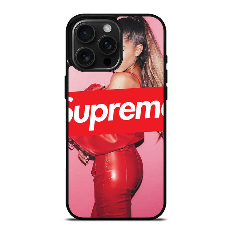 ARIANA GRANDE RED SUPREME iPhone 16 Pro Max Case Cover